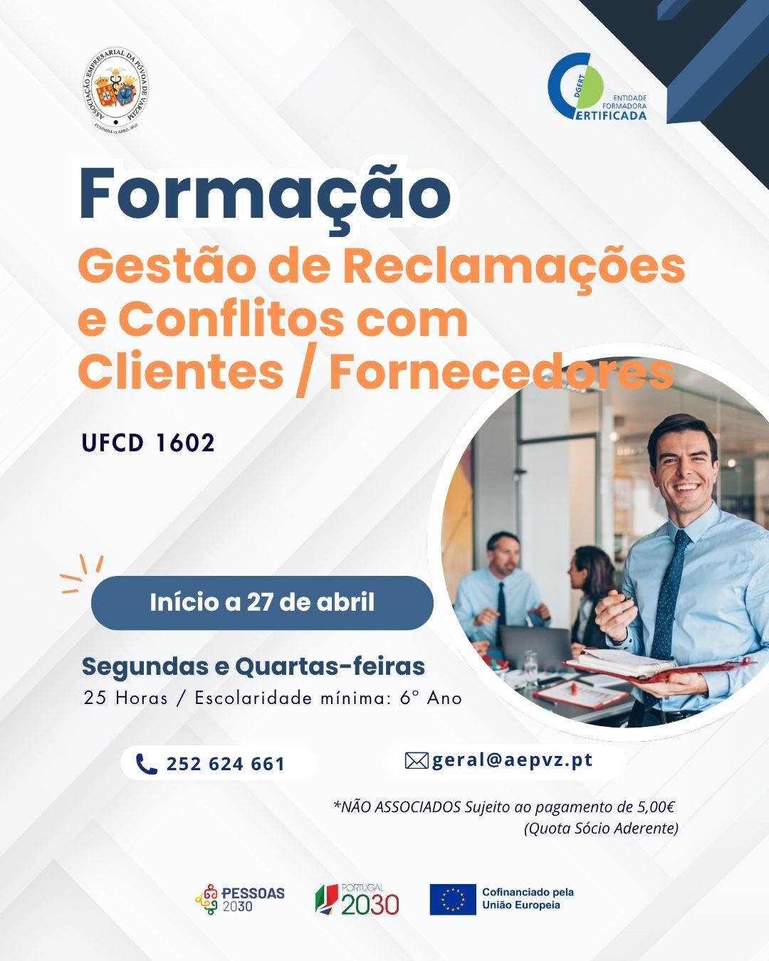 Gestão de reclamações e conflitos com clientes / fornecedores