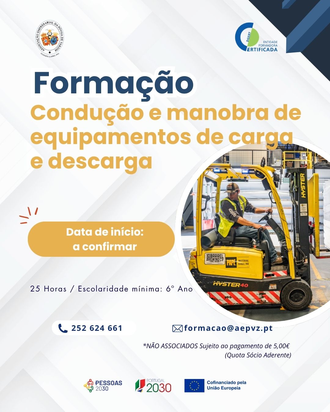 Condução e Manobra de equipamentos de carga e descarga