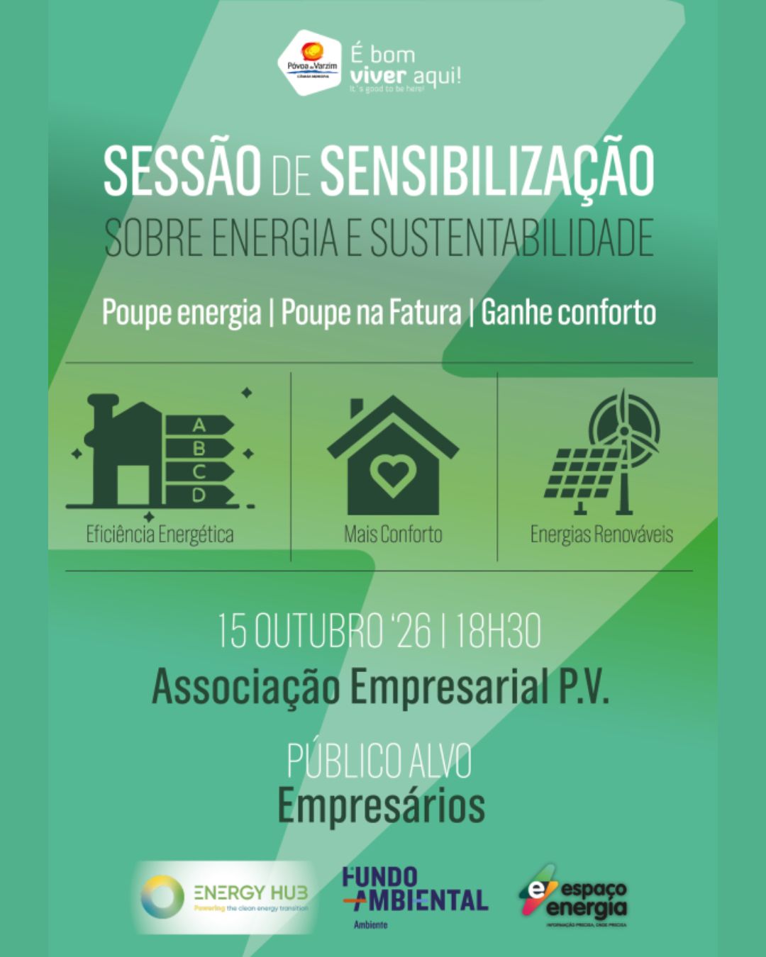 Sessão de Sensibilização sobre Energia e Sustentabilidade